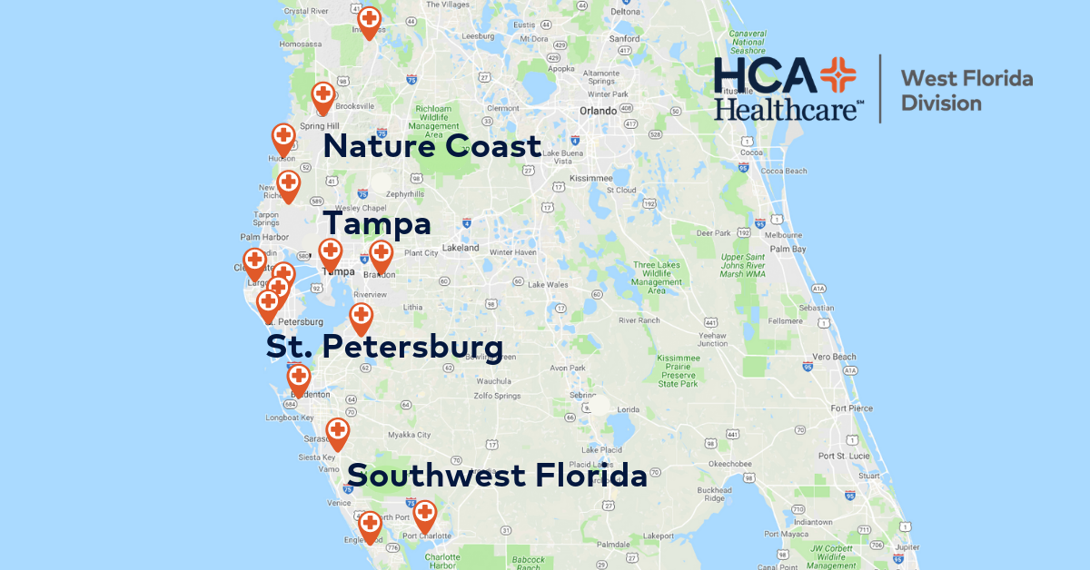 VA Hospitals Florida Map